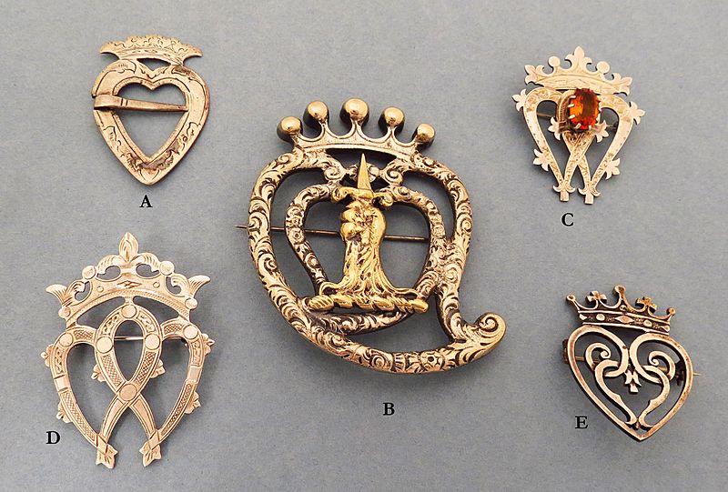 Luckenbooth brooches 
