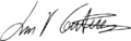 Luis V Gutierrez Signature