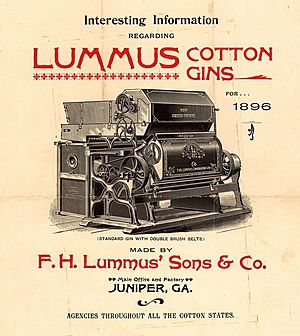 Lummus Cotton Gin Advertisement