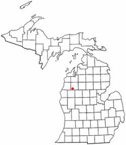 Location of South Branch Township in Michigan