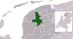 Location of Leeuwarden