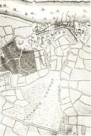 Map of Woolwich, 1746