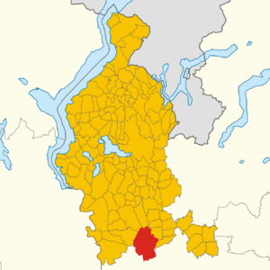 Busto Arsizio within the province of Varese