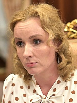 Maria Alekseyevna Lvova-Belova - Встреча с Уполномоченным по правам ребёнка Марией Львовой-Беловой 02 (cropped).jpg