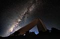 McMath Pierce Solar Telescope Facility with Milky Way
