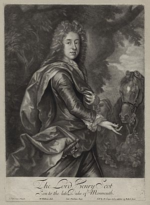 Mezzotint of Henry Scott, 1st Earl of Deloraine