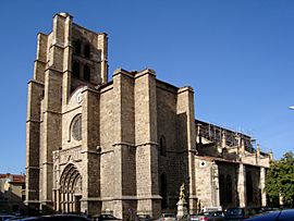 The collegiate church in Montbrison