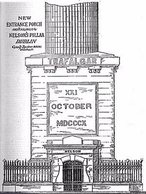 Nelson's Pillar porch design 1894