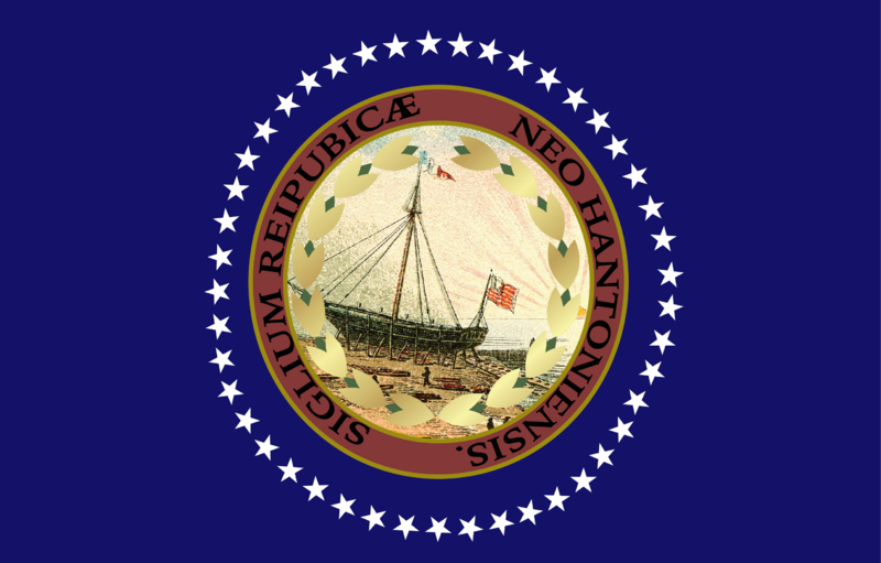 New Hampshire state flag (1896-1907)