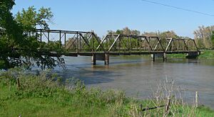 North Loup bridge (806 Rd) from SW 2