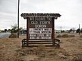 Old Town Boron entrance sign