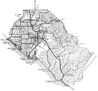 Orange County map 1921