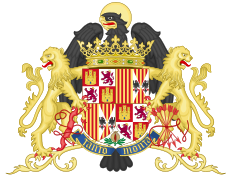 Ornamented Coat of Arms of Queen Isabella of Castile (1492-1504)