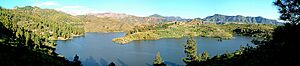 Panorama presa las niñas mogan gran canaria