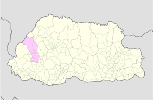 Paro Bhutan location map