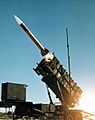 Patriot missile launch b