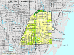 U.S. Census Bureau map showing village boundaries