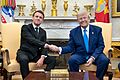 President Donald J. Trump holds a bilateral meeting with French President Emmanuel Macron (54350966064)