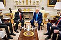 President Donald Trump meets with President of South Africa Cyril Ramaphosa (54537776189)