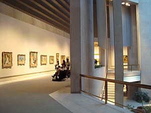 Robert Lehman Wing - Visitors Watching Impressionist Masters