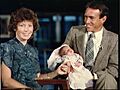 S83-39200 Astronauts Anna and Bill Fisher and baby daughter Kristen Ann