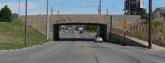 Saddle Creek x Dodge underpass from S 4.JPG
