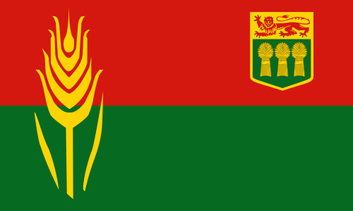Saskatchewan 60th Anniversary Flag