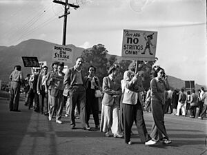 Screen Cartoonist's Guild strike at Disney