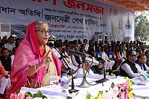 Sheikh Hasina in 2023