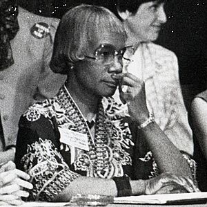 Shirely Chisholm at the 1984 DNC