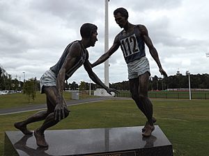Sportmanship sculpture