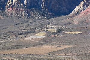 Spring Mountain Ranch from Blue Diamond Hill 1