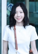 Taeyeon at Incheon Airport on 210723 (3) (cropped)