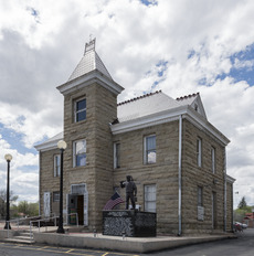 The 1896 city jail in Walsenburg, Colorado, which in 1994 became the mining museum for "The City Built on Coal" LCCN2015632564