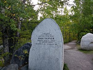 The John Denver Sanctuary in Rio Grande Park, Aspen, Colorado