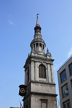 The spire, St Mary-le-Bow