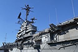 USS Hornet Museum island