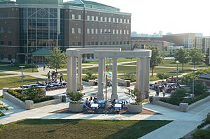 University of Illinois at Springfield campus, outside commons area-2009
