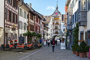 Unterstadt und Untertor in Stein am Rhein