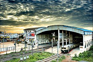 Velachery Railway station June 2010