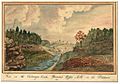 View on the Cataraqui Creek, Brewer's Upper Mills in the background, 1830