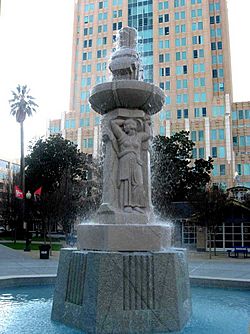William Coleman Memorial Fountain, Sacramento, California, USA, Ralph Stackpole, sculptor