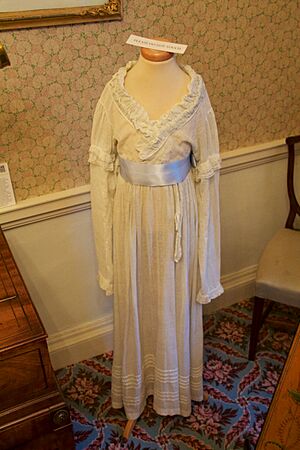 William Herschel Museum - Caroline Herschel's dress