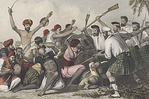 ‘Conflict with the Ghazees before Bareilly’, 1857