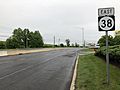 2018-05-22 18 30 43 View east along New Jersey State Route 38 just west of Burlington County Route 612 (Pine Street-Eayrestown Road) in Mount Holly Township, Burlington County, New Jersey