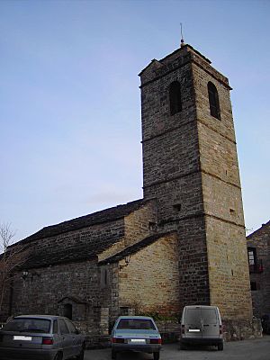 206.O Pueyo d'Araguás - Ilesia d'a Santa Cruz