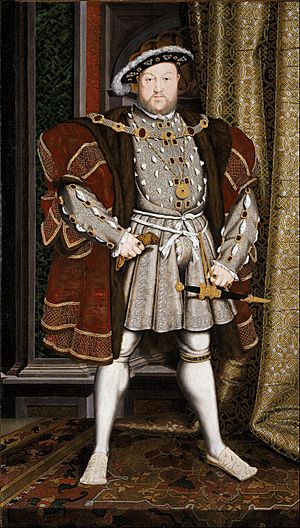 Full-length portrait of King Henry VIII