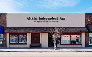 Aitkin Independent Age - Newspaper Office, Minnesota (40784051402)