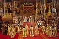 Alexander III and Maria Fedorovna's coronation by G.Becker (1888, Hermitage)