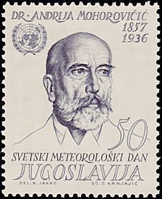 Andrija Mohorovičić 1963 Yugoslavia stamp
